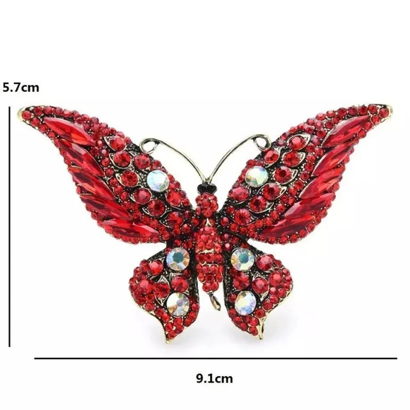 VQ Butterfly Brooch - Picture 3 of 4
